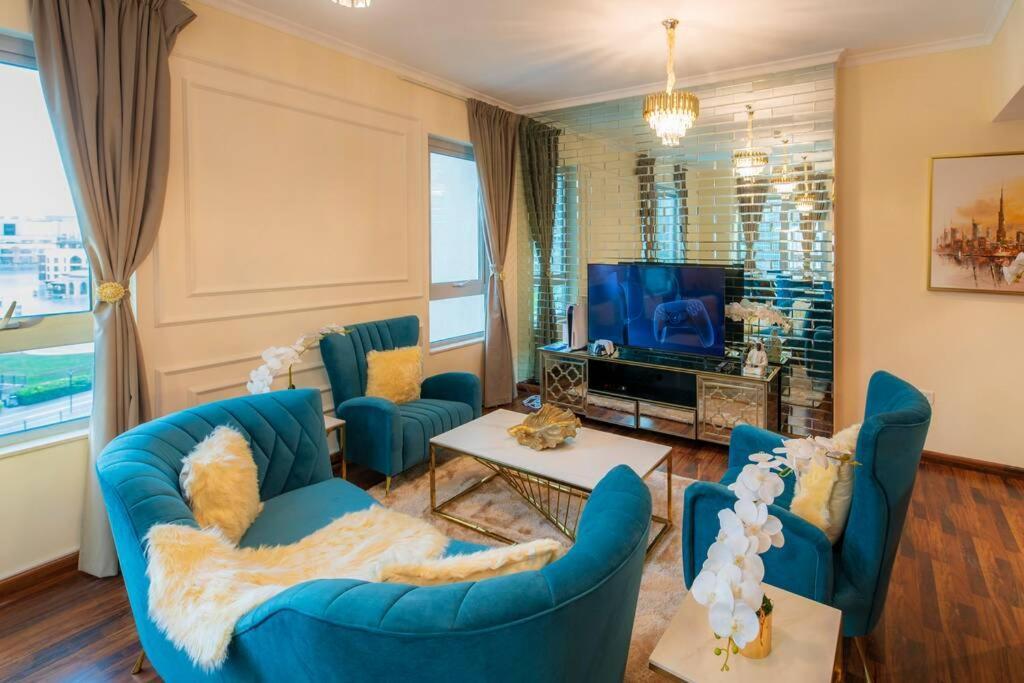 First Class 2Br With Full Burj Khalifa And Fountain View Dubai Eksteriør bilde