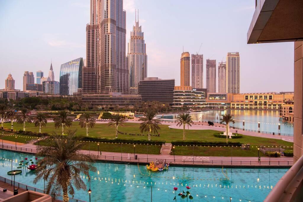 First Class 2Br With Full Burj Khalifa And Fountain View Dubai Eksteriør bilde